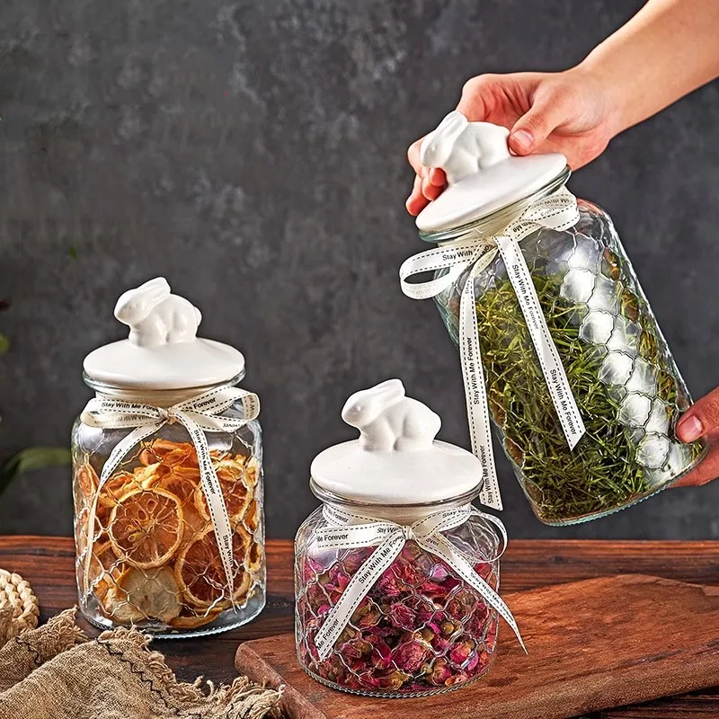 ขวดแก้วใสฝาปิดสนิท, ฝาเซรามิก, - Food Storage Acrylic Containers บทวิจารณ์และราคา