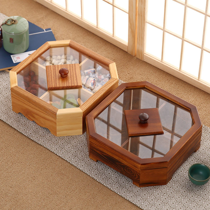 ใหม่ไม้ Candy บิสกิตกล่องเก็บฝ - Food Storage Jars With Wooden Lids บทวิจารณ์และราคา