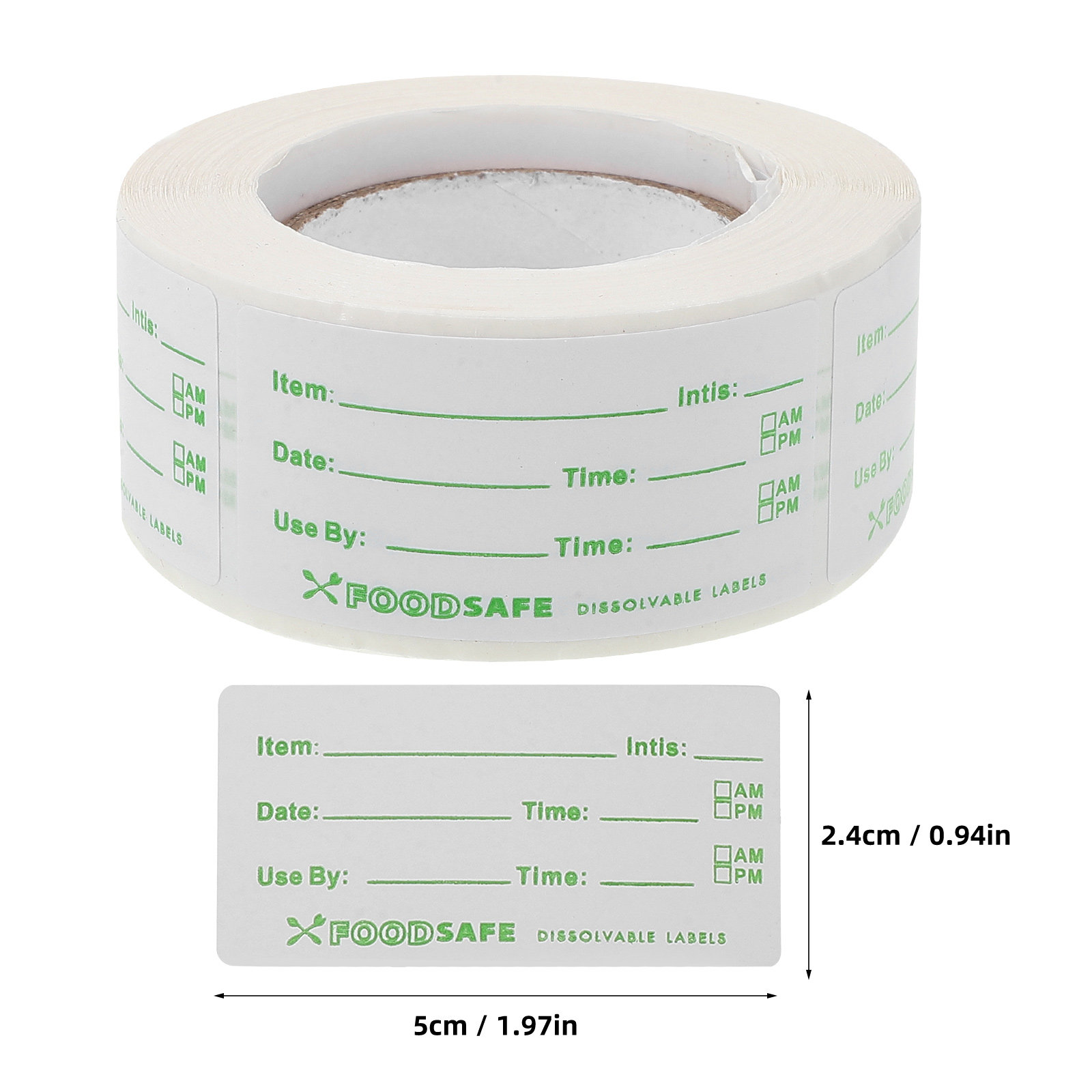 สติกเกอร์วันที่ขนาดเล็ก 1 ม้วน - Food Storage Small บทวิจารณ์และราคา