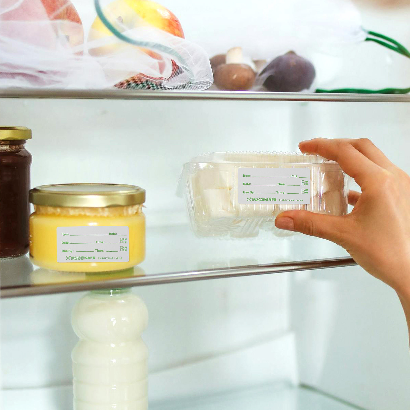 สติกเกอร์วันที่ขนาดเล็ก 1 ม้วน - Food Storage Small บทวิจารณ์และราคา
