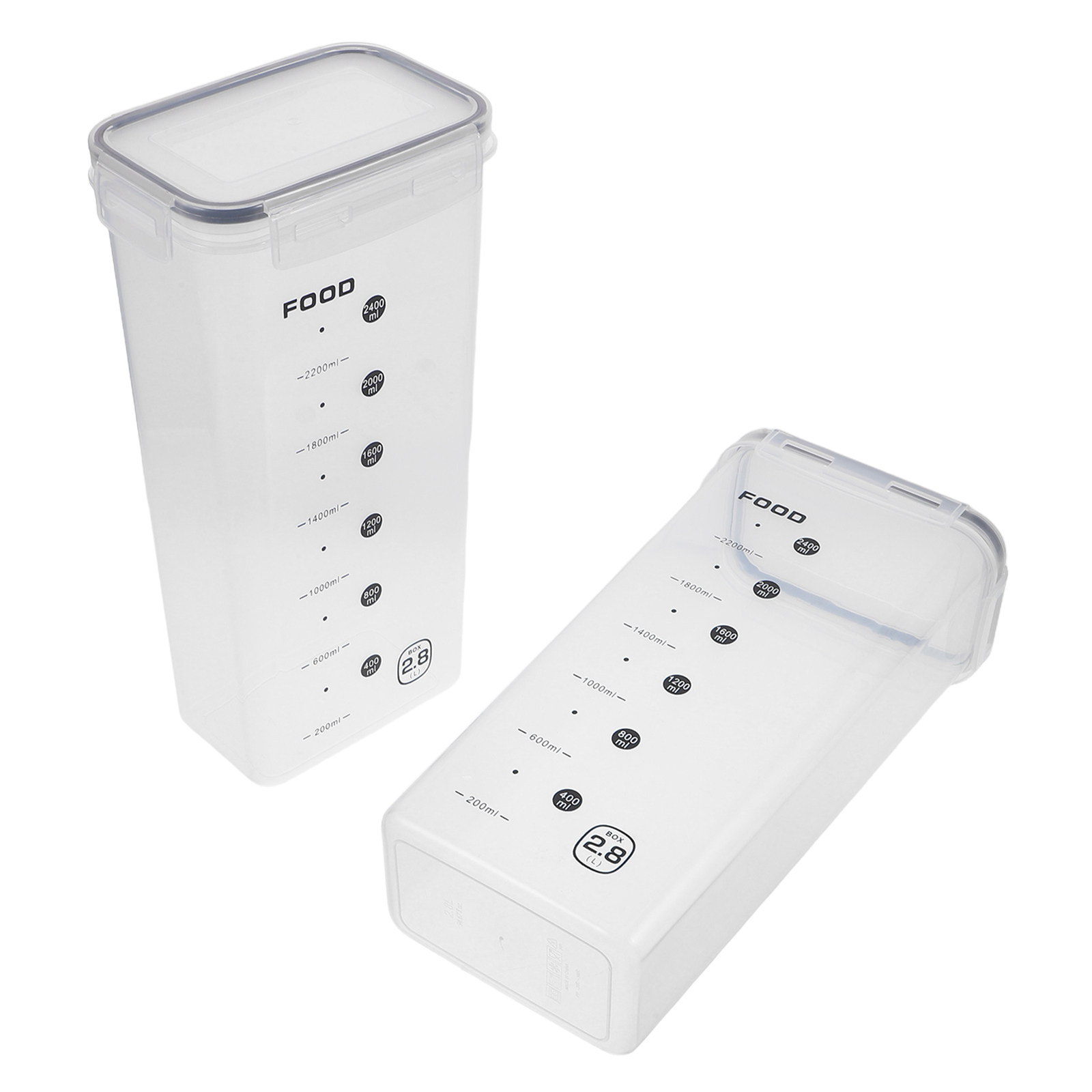ภาชนะเก็บอาหารแห้งแบบโปร่งใส 2 - Food Storage Plastic Container บทวิจารณ์และราคา