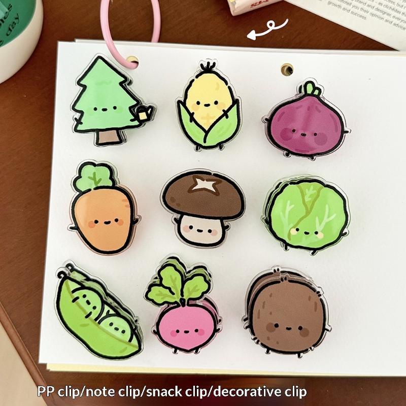 คลิปหนีบตกแต่งรูปผลไม้การ์ตูน  - Food Storage Notes บทวิจารณ์และราคา
